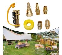 Resta preparato con kit raccordi connessione rapida camper propano per vari elet