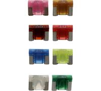 Restagraf - Assortimento di Fusibili Piatto Low Profilo Mini per Automobile - Potenza 4-30 A - 58 V - Rif. 17160 - Confezione da 16