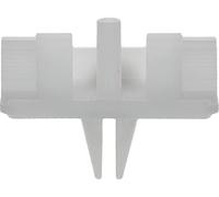 Restagraf - Attacchi per modanatura per parabrezza - Compatibile con MINI CABRIOLET R52, MINI R50, MINI R53 - Rif. 12036 - Confezione da 10, colore: Bianco
