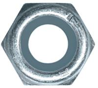Restagraf - Dado esagonale auto-frenato ad anello in nylon M10-1.25 - acciaio classe 10 - DIN 982 - Attacco universale per applicazioni auto, moto, industriali o fai da te - Rif. 832 - Confezione da