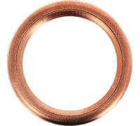 Restagraf - Guarnizione di scarico rame rotonda - Diam. 14 x 20 x 2 mm, compatibile con un numero elevato di veicoli e motori, rif. 7371 - Confezione da 10