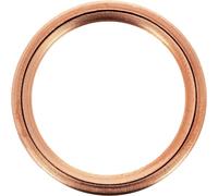 Restagraf - Guarnizione di Scarico Rame Rotonda - Diam. 18,2 x 23,9 x 2 mm, Compatibile con Opel/Vauxhall, Renault (Alcuni Motori), RIF. 7373 - Confezione da 10