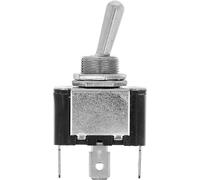 Restagraf - Interruttore a leva - 3 pin - Connessione terminale piastra - Diametro 12 mm - 15 A - 12 V - Rif. 17466 - Blister da 1