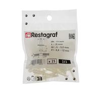Restagraf - Rivetto in plastica multiuso - Rif. 213 - Confezione da 25