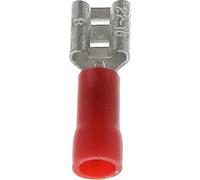 Restagraf Terminale Piatto Pre-Isolato Femmina Non Rinforzato, 4,8 mm x 0,8 mm, 0,3-1,5 mm2, Confezione da 35