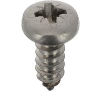 Restagraf - Viti a lamiera - Testa cilindrica bombata Pozidrive - Inox - Standard DIN 7981 - Fissaggio carrozzeria - RIF. 7095 - Confezione da 20