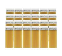 RESTASE | Cera Depilatoria Liposolubile roll con Micromica, per Pelli Sensibili e Peli Corti e Difficili, 24 x 100 ml, Made in Italy