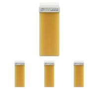 RESTASE | Cera Depilatoria Liposolubile roll con Micromica, per Pelli Sensibili e Peli Corti e Difficili, 100 ml, Made in Italy (Confezione da 4)
