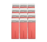 RESTASE | Cera Depilatoria Liposolubile Roll On, Biossido di Titanio, per Pelli Secche, Sensibili e Delicate, 12 x 100 ml, Made in Italy