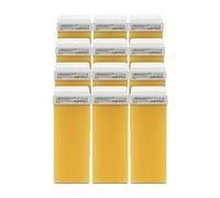 RESTASE | Cera Depilatoria Liposolubile Roll On, Resina di Pino e Cera d'api, per Tutti i Tipi di Pelle, 12 x 100 ml, Made in Italy