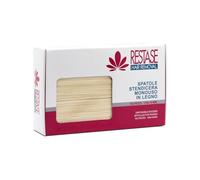RESTASE | Spatole Stendi Cera, 100 Pz, per Cera Depilatoria, in Legno Monouso