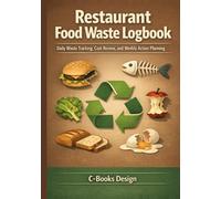 Restaurant Food Waste Logbook: Daily Waste Tracking, Cost Review, and Weekly Action Planning | 7 x 10