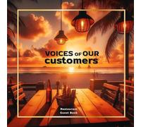 Restaurant Guest Book "Voice of our Customers" Record memories from every meal Size: 8.5 x 8.5 inches, Restaurants that want to collect reviews ... collecting impressive guest experiences today