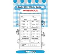 Restaurant Pretend Order Book for Kids: Interactive Restaurant Activity Book for Children