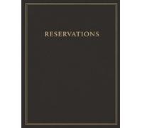 Restaurant Reservation Book: Undated Reservation Log & Seating Tracker for Hosts, Restaurants, Cafes