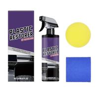 Restauratore Per Finiture Auto | 237ml Spray Per Detailing Auto Con Spugna E Panno | Lucido Per La Cura E Il Rinnovamento Degli Interni | Per Il Restauro Dei Graffietti Del Cruscotto E Detailing