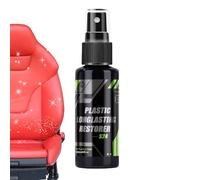 Restauratore Per Plastiche Auto,Spray Lucidante 100ml Per Plastiche - Per Cruscotto E Interne Auto Efficace Per Veicoli Casa E Officina