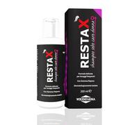 RestaX Shampoo Sebo Care Donna seboregolatore specifico con effetto anticaduta. Con estratto di serenoa repens, BIO 100%. Effetto simil-drone cosmetico agisce in profondità. Per capelli grassi e unti