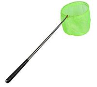 RESTCLOUD - Rete da pesca con manico telescopico, estensibile fino a 149,9 cm, colore: Verde