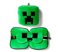 Resteazzz Minecraft Creeper Da Viaggio Cuscino Eye Mask Puckator