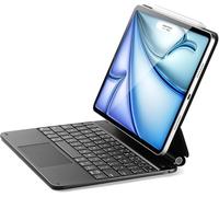 RESTEQ Etui con tastiera per iPad Pro 11 (2022/2021/2020/2018) e iPad Air 5/4, supporto magnetico, trackpad multitouch, layout QWERTZ