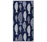 RESTILO Telo mare grande 90x180 cm Telo mare 100% cotone spugna velour, 90 x 180