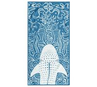 RESTILO Telo mare grande 90x180 cm Telo mare 100% cotone spugna velour, morbido