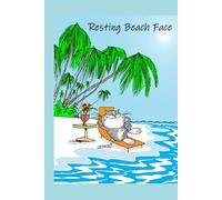 Resting Beach Face: Cartoon Cat Journal