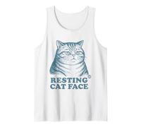 Resting Cat Face Canotta