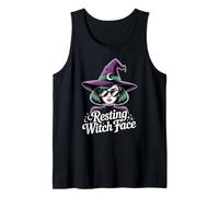 Resting Witch Face Divertente Halloween Moderno Sarcastico Citazione Canotta