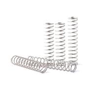 Restituire il diametro del filo della molla da 1,5mm a pressione molla di rilascio, 10 PEZZI, 1.5X17X35mm