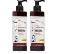RestivOil Fisiologico Shampoo Nutriente per Capelli, Olio Fisiologico con Azione Idratante Protettiva e Riparatrice, per Capelli da Normali a Grassi, 400 ml (Confezione da 2)