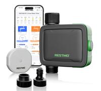 RESTMO Computer di irrigazione a 1 zona Wi-Fi + hub RF con flussometro