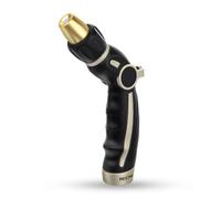 RESTMO Pistola a Spruzzo per Tubi Flessibili ad Alta Pressione,con Ugello in Ottone,per Irrigazione di Piante, Lavaggio Auto, Doccia per pulizia del giardino,4 Tipi di Spruzzo