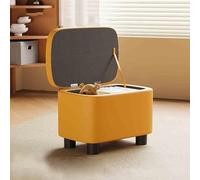 Resto del piede ottomano, sgabello moderno, panca ottomana, poggiapiedi in pelle, tavolino piccola panca, sgabello da cambio di scarpe, per soggiorno, camera da letto, dormitorio (colore: b)