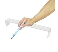 Resto del Polso a Mano per la Pittura, ponti di Riposo a Mano inclinati per la Pittura di Artisti, Supporto Braccio Acrilico Regolabile in Altezza per Insegnante, Cassetto, , Studenti,