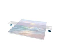 Resto Manuale per Ponte Appoggiato ' - Supporto per Braccio Acrilico Trasparente Regolabile | per Pittori, Studenti, Insegnanti, Cassetti, Design Ergonomico per Sessioni di Pittura