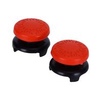 Restokki 2 pcs Soft Silicone Minterio in midio Cover Giotto Giordia per la chiave di gamepad (Rojo)