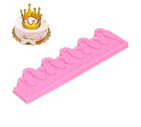 Restokki 3 Dimensional Crown Shape Mold Fondant Chocolate DIY Cake Mold for Home Bakery Kitchen
