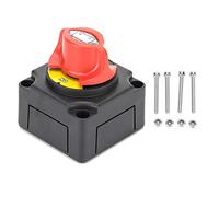 Restokki Batteria Staccabatteria Isolatore Batteria 12V 300A Manopola Stacca Batteria Interruttore ON-off Alta Corrente per Auto Camper Marine Yacht