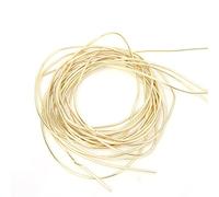 Restokki DIY Embroidery Thread Copper Wire Sewing Stitching 1.5mm Gloss Dia Manual String for Home Decor (Sand Gold)