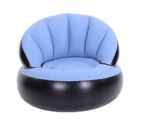 Restokki Sedia da campeggio gonfiabile dal design ergonomico del sedile curvo (Cielo blu)