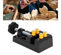 Restokki Trapano a colonna morsa in lega di alluminio mini macchina strumento di serraggio banco per appassionati di lavorazione del legno hobbisti artigiani