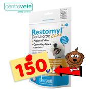 Innovet Dog e Cat Restomyl Dentalcroc - Innovet Dog e Cat Restomyl Dentalcroc - Confezione da 150 gr (Cane)