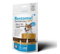 Restomyl Dentalcroc Snack per l'alitosi Innovet - Cane - 60 gr - 1° ORDINE? scegli lo sconto BZR5 / BZR20 + 200 punti fedeltà
