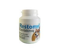 Restomyl Dentalcroq Cane Taglia Piccola (60 gr) - Alimento complementare per la salute orale dei cani di piccola taglia