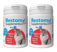 Restomyl Supplemento Gatto Flaconcino 40 G 2x40 g