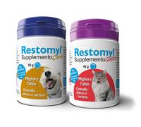 Restomyl Supplemento migliora l'alito, controlla e previene la placca e tartaro
