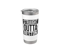 RESTON OUTTA DRITTA Bicchiere termico in acciaio inox doppia parete