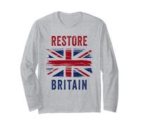 Restore Britain - Flag UK Conservative Graphic Maglia a Manica